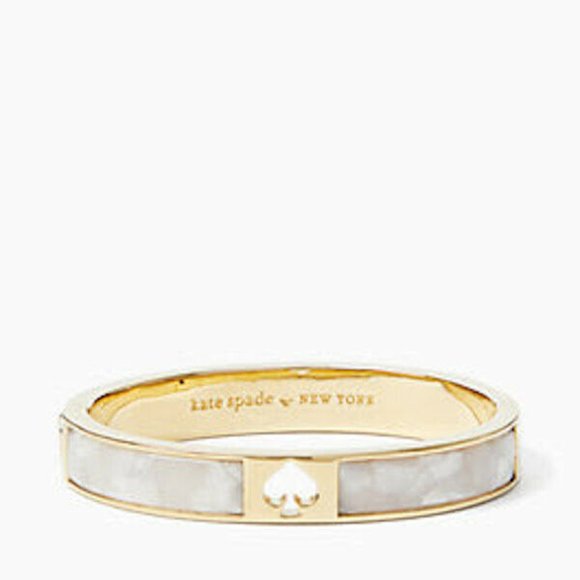 Authentic New Kate Spade Open Punch Bangle - Picture 2 of 5